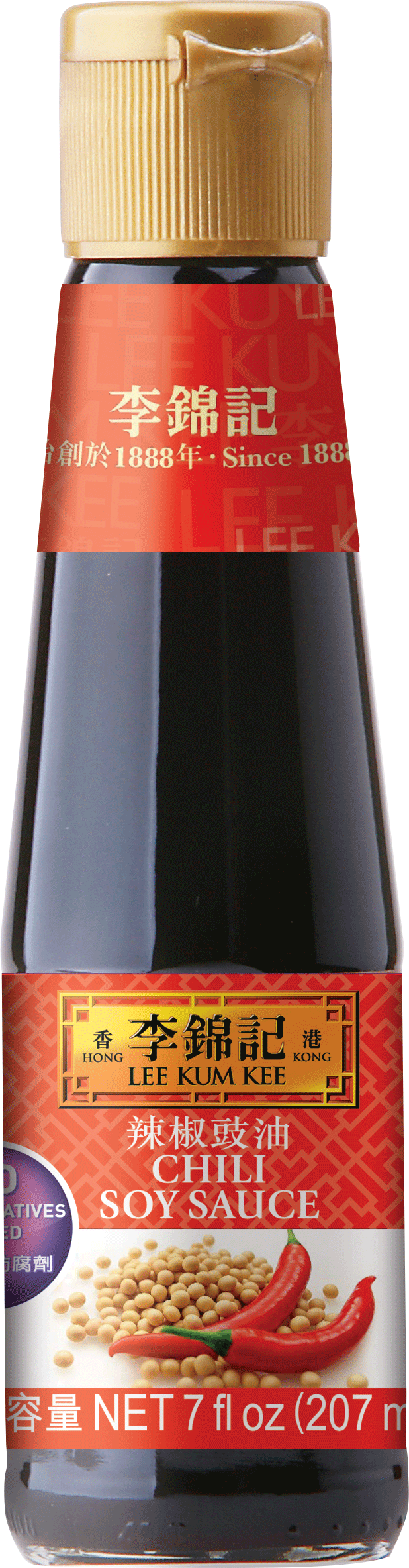 LEE KUM KEE Chili Soy Sauce (12/7FZ) LEE KUM KEE Chili Soy Sauce (12/7FZ)