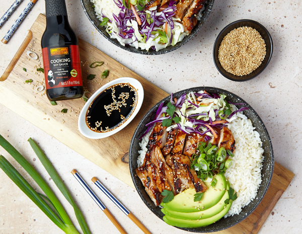 Simple Teriyaki Chicken Rice Bowl » Djalali Cooks