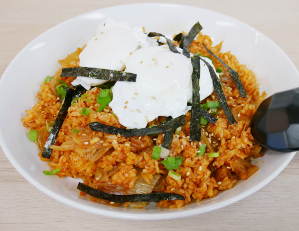 1980s Korean Lunch Box (Shake & Instant Kimchi Fried Rice) - my