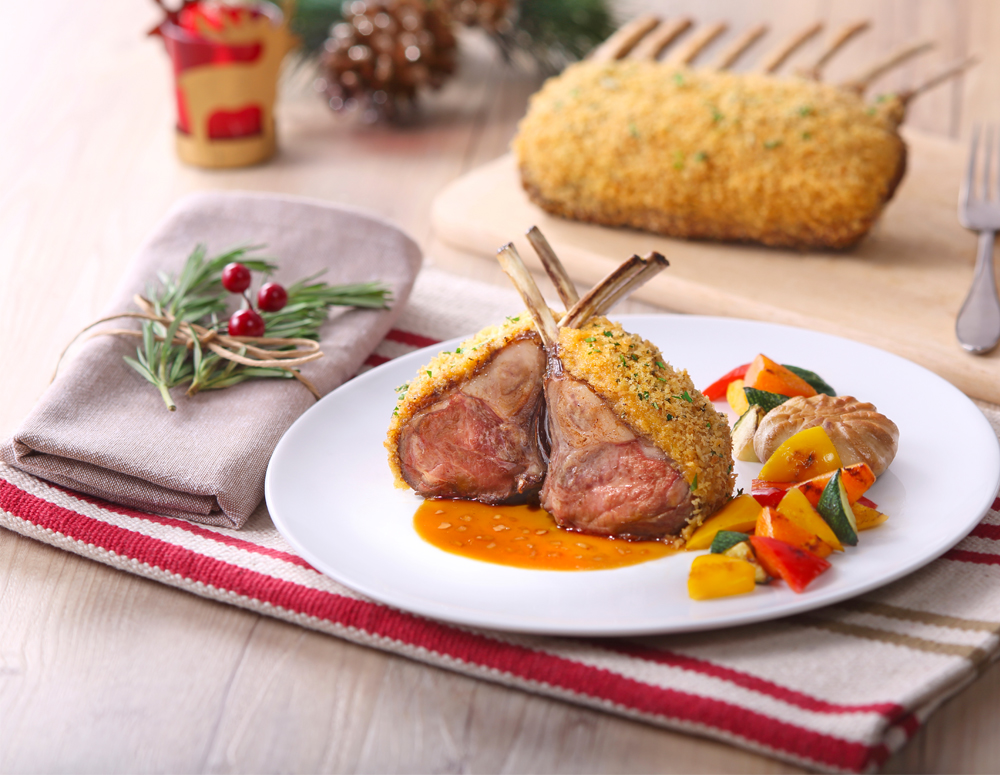 Rack of Lamb Provencal with Premium Soy Sauce Recipes Lee Kum Kee