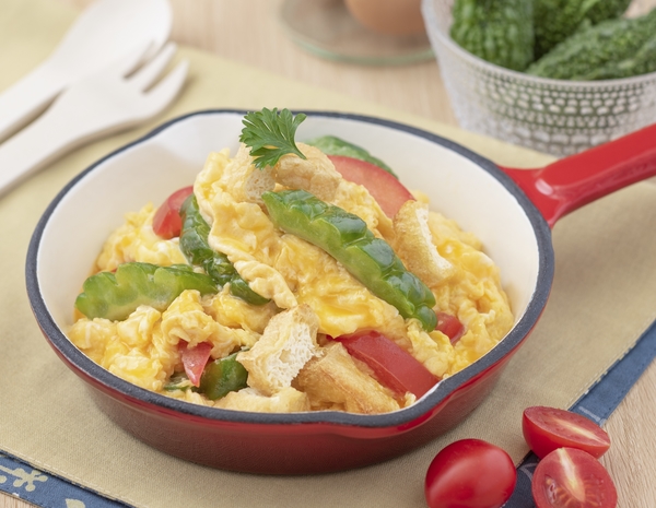 Stir Fried Bitter Gourd With Egg Usa