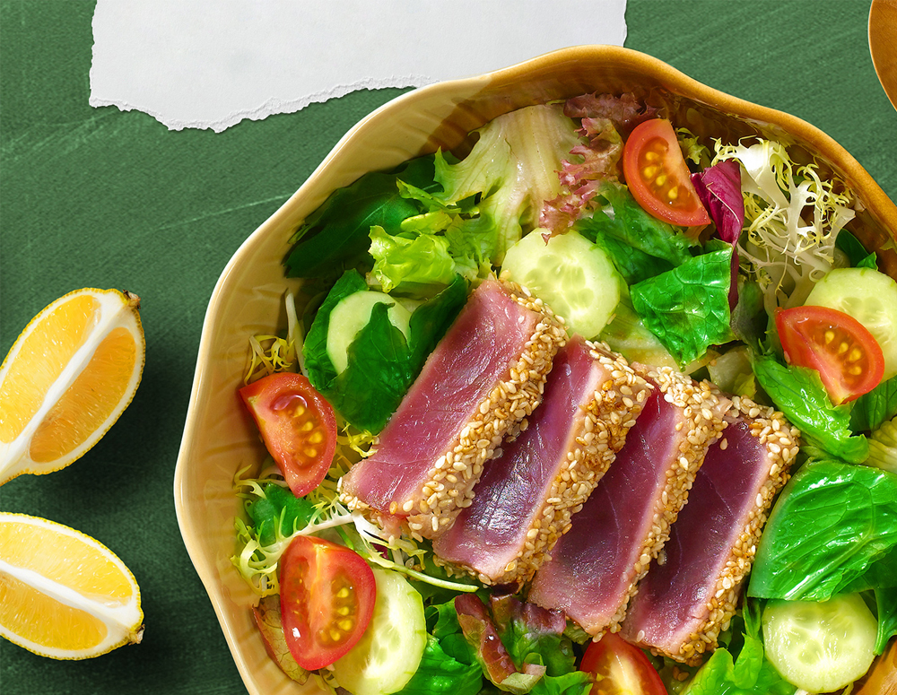 Tuna Salad with Oyster Sauce Dressing | Recipes| Lee Kum Kee Home | USA