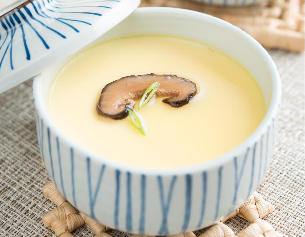 Steamed Eggs with Shiitake Mushrooms Recipes Lee Kum Kee Food