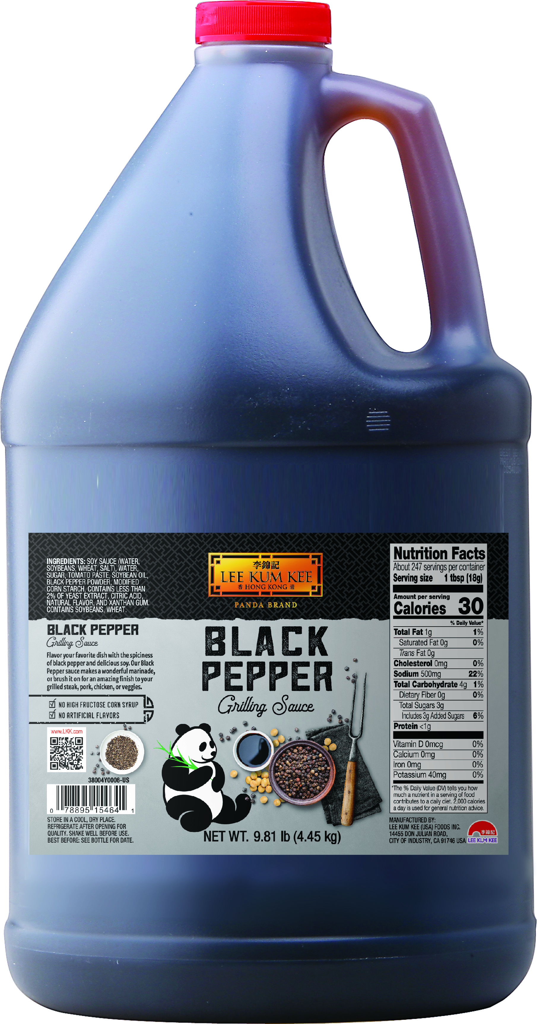 Panda Brand Black Pepper Grilling Sauce  USA